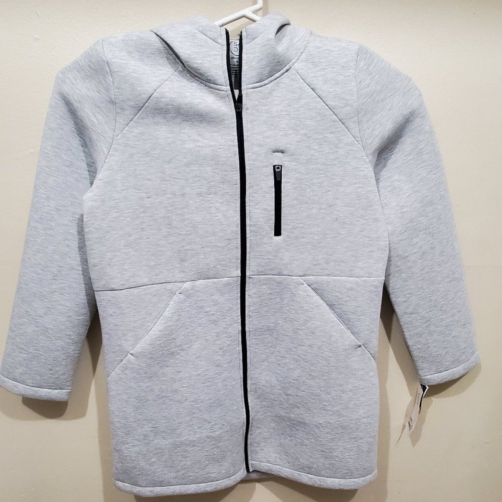 SAGE COLLECTIVE Hooded Long Jacket Size Small